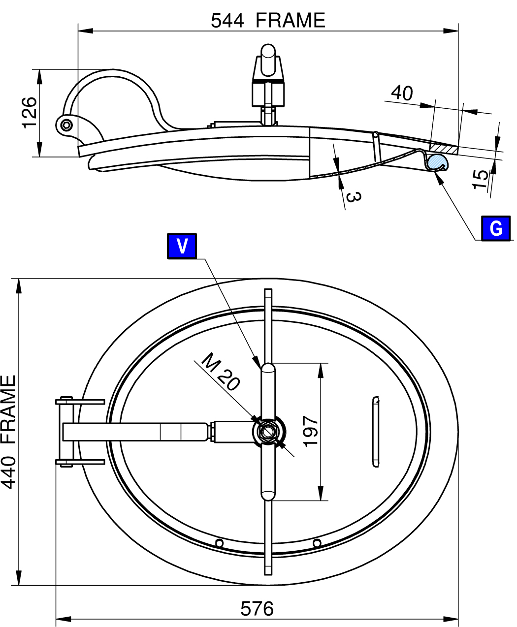 Mod.200/R (544×440 mm)